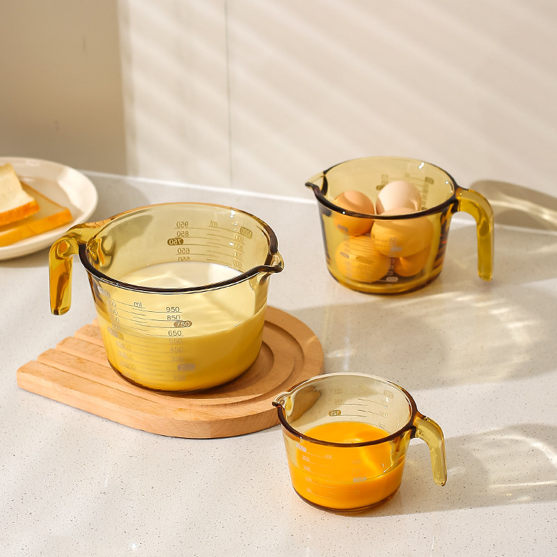 川岛屋过滤玻璃量杯带刻度厨房用食品级耐高温大容量烘焙打鸡蛋杯,淘宝优惠券,粉丝福利购,淘宝优惠卷