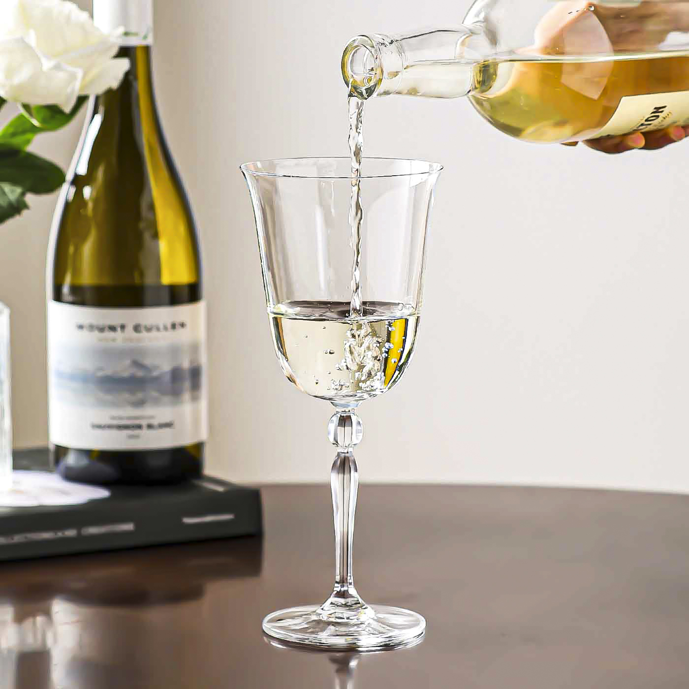 川岛屋法式高脚杯高颜值红酒杯轻奢高级感家用复古香槟杯葡萄酒杯 - 图3