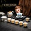 Jingdezhen hand-painted pastel exquisite porcelain tea set gift box