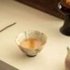 ZHG. Jingdezhen student master cup ceramic tea cup Kung Fu tea set tea cup underglaze color flower mouth household single cup
