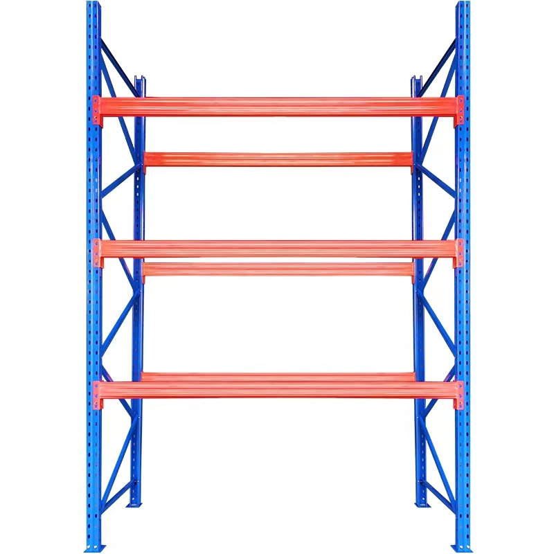重型货架大型高位托盘架横梁卡位式五金板材工业库房货架3吨/层-图3