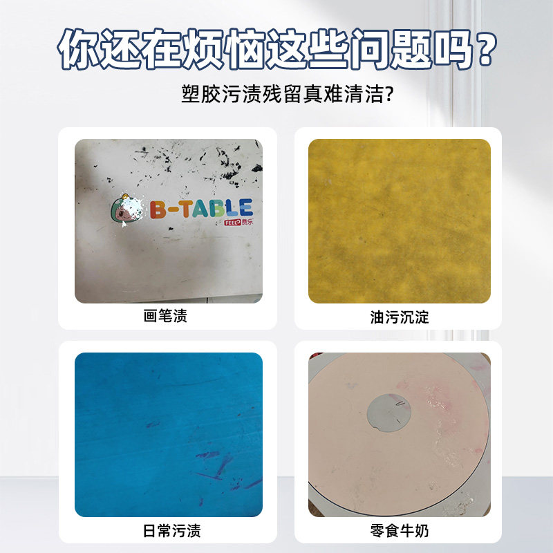幼儿园塑胶地板清洁课桌椅子塑料玩具滑梯强力去污橡胶地胶清洁剂