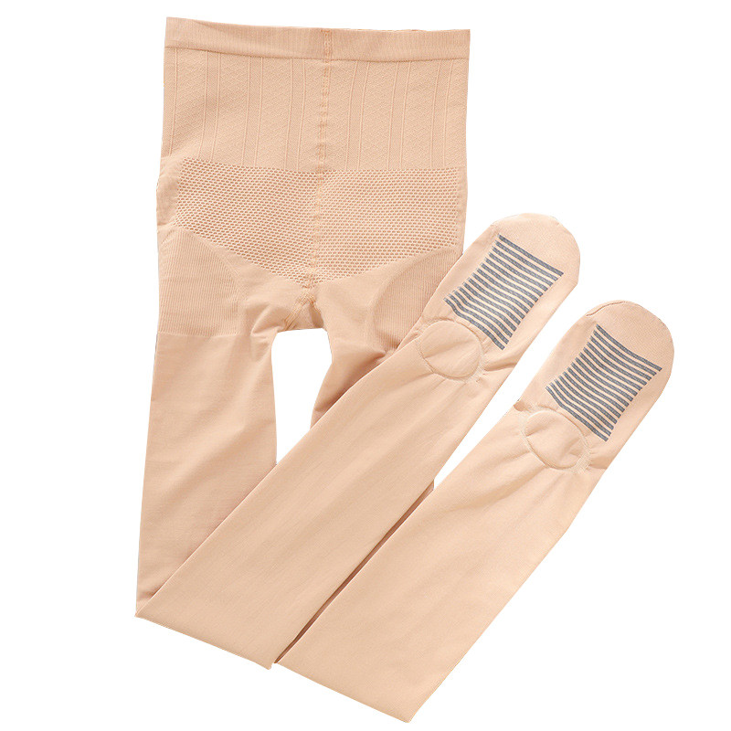 春秋浅肤肉色蜂窝提臀打底防勾丝 欧朵妮打底裤