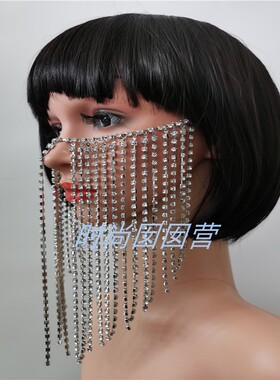 ins合金水钻拍摄头饰