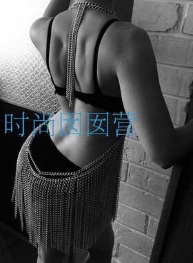 欧美身体链body chains 个性挂须连体身体链BY479 演出大咖表演款
