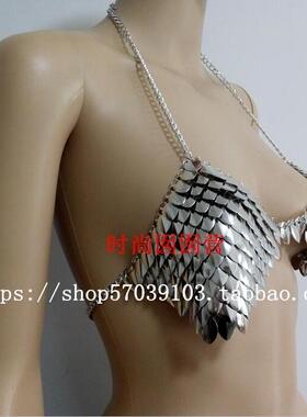 欧美身体链重工面具合金饰品