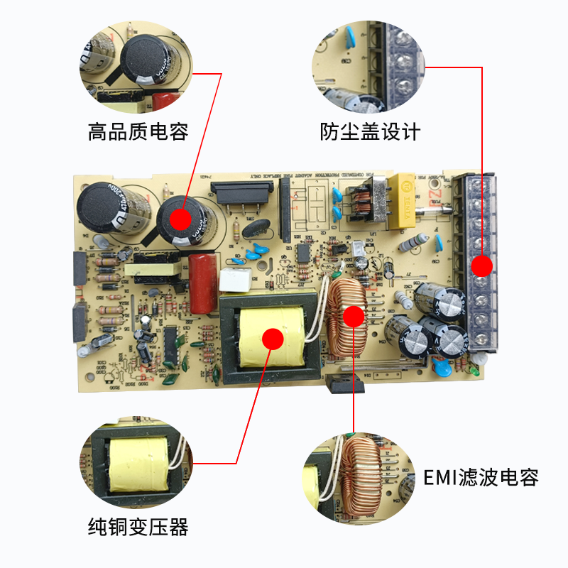 直流350W开关电源LRS/S-350-24V14.6A明伟5V12V15V27V36V 48V70V-图2