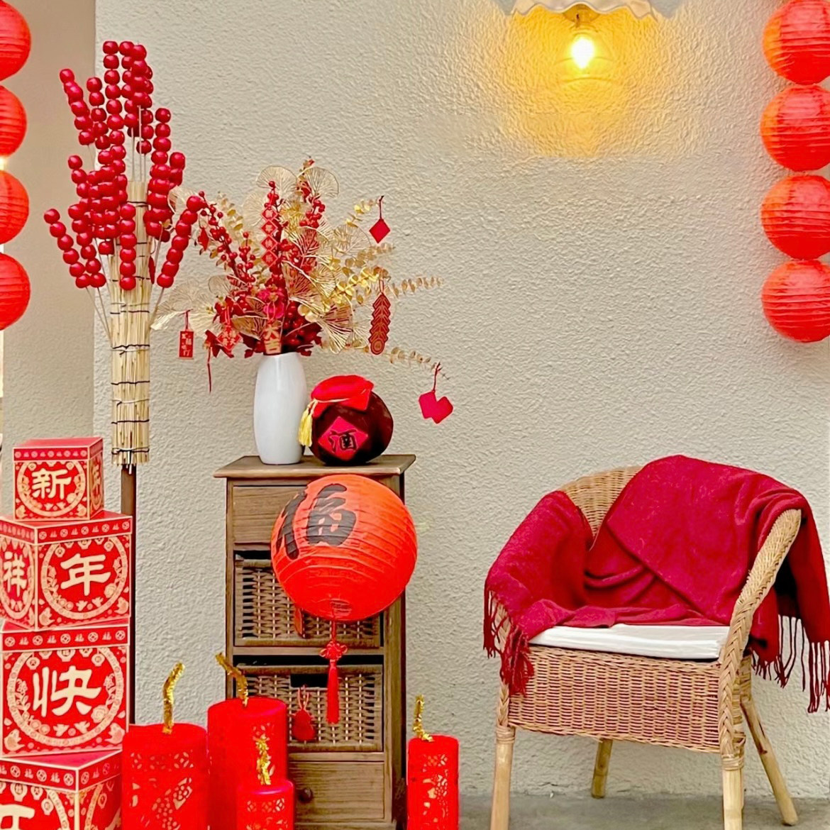 冰糖葫芦仿真摆件稻草新年装饰网红过年门口打卡场景布置拍照道具,淘宝优惠券,粉丝福利购,淘宝优惠卷