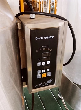 商用勤奋80立式自动旋转烤禽箱电烤鸡鸭炉商用北京烤鸭炉智能烤箱