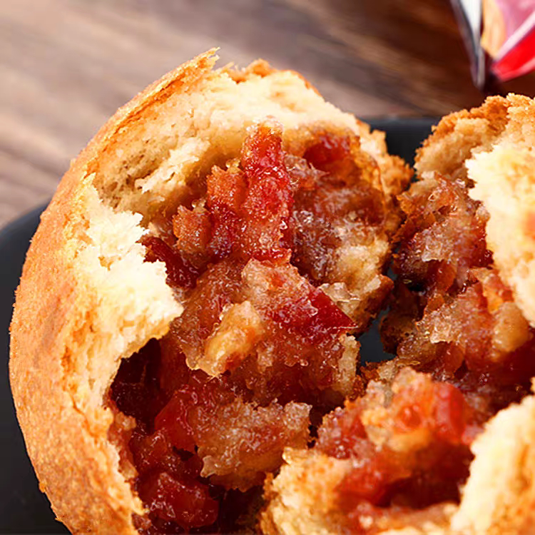 包邮云南玉溪特产食品红塔云腿月饼100克*10个中秋宣威火腿酥正宗