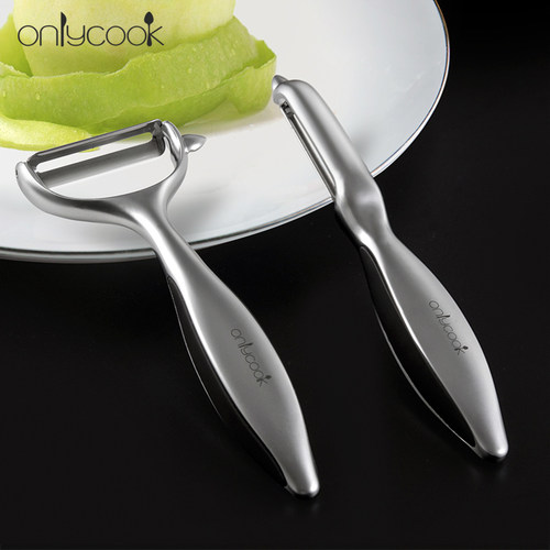 onlycook家用削皮器削皮刀土豆刮皮刀厨房不锈钢水果刀打皮刨皮刀 - 图0
