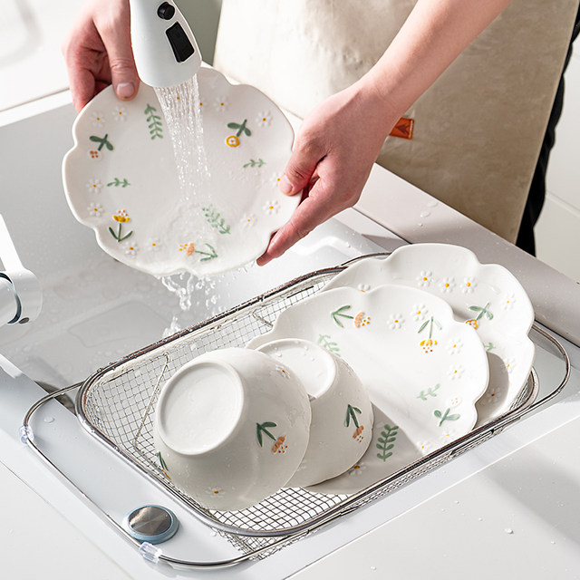 Onlycook retractable sink drain basket 304 steel