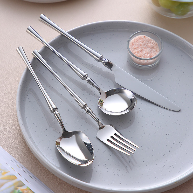 onlycook 轻奢牛排刀叉套装小蛮腰304不锈钢西餐餐具家用勺子叉子,淘宝优惠券,粉丝福利购,淘宝优惠卷