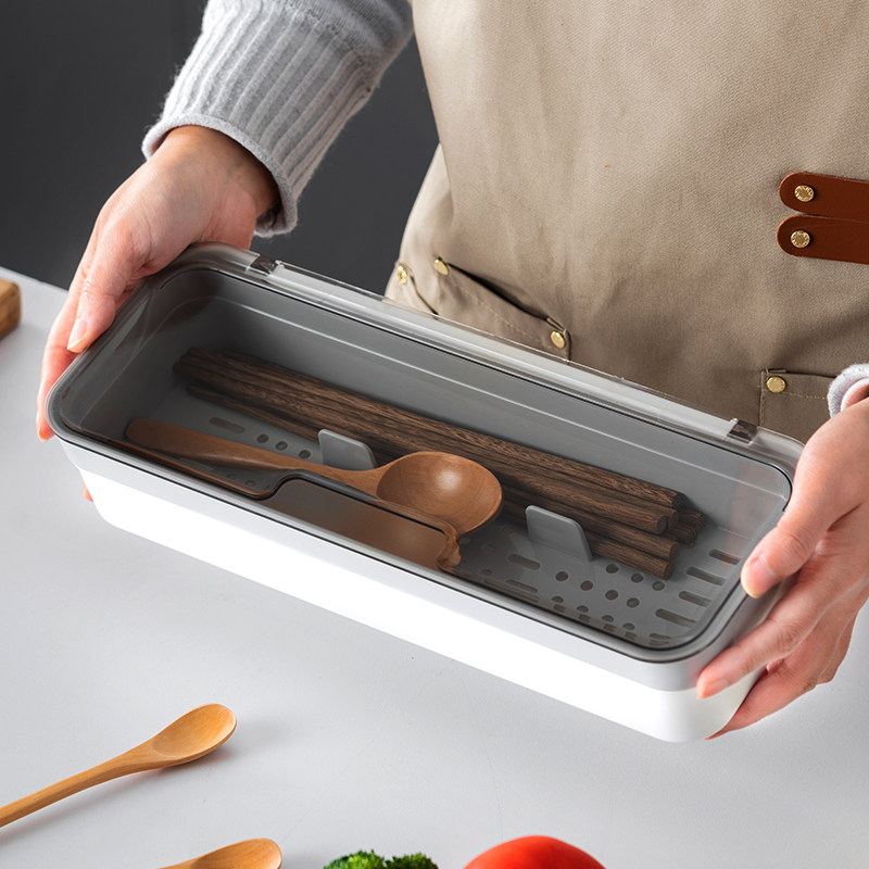 onlycook家用沥水筷筒消毒柜筷子筒厨房筷子盒餐具勺子防尘收纳盒,淘宝优惠券,粉丝福利购,淘宝优惠卷