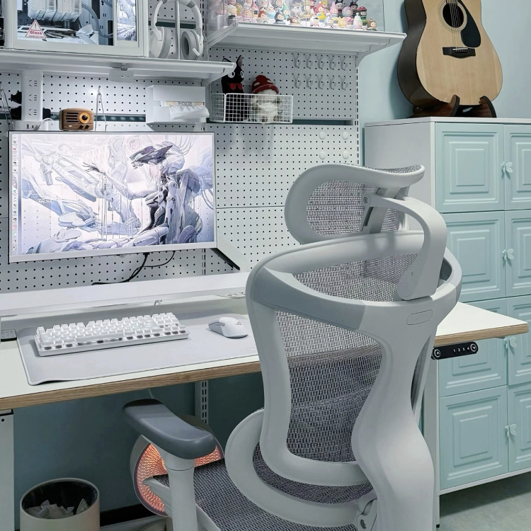 2.2米洞洞板五金金属书架少女置物架学生书架免打孔环保简约书架 - 图0