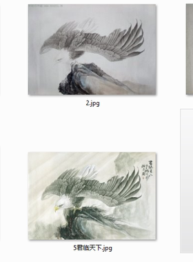 郑路白描打印稿宣纸工笔画