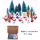 Doll house micro landscape Christmas decoration ornaments sisal snow pagoda pine Christmas tree landscaping shooting prop model