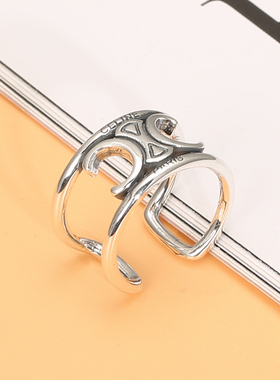 女士戒指小香风凯旋门泰银首饰品