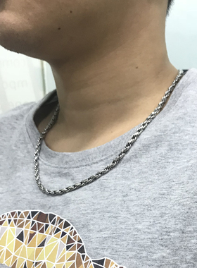 泰国手工编织纯银复古包邮麻绳