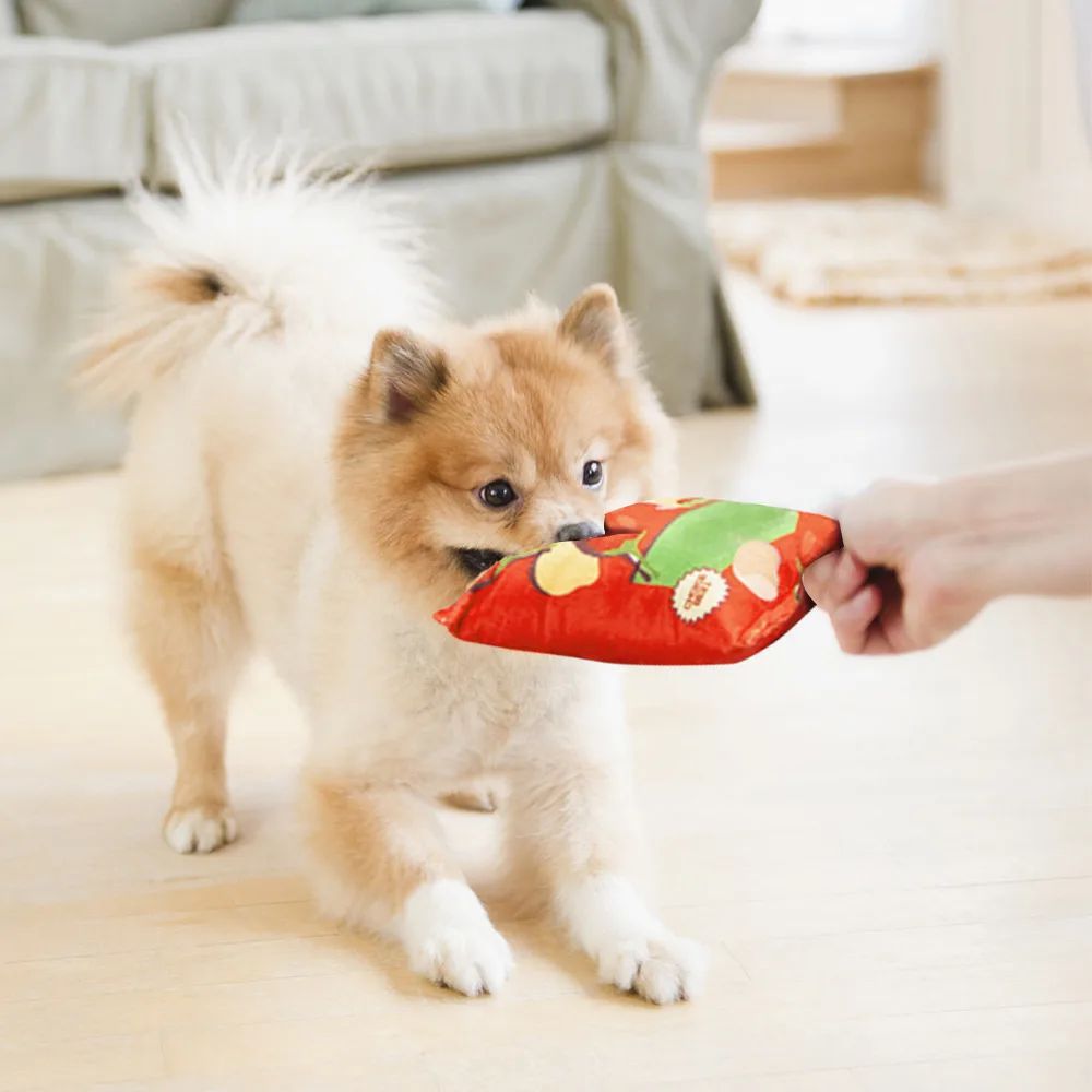Dog Toy Training Dolls With Sound Pets Entertainment Potato - 图0