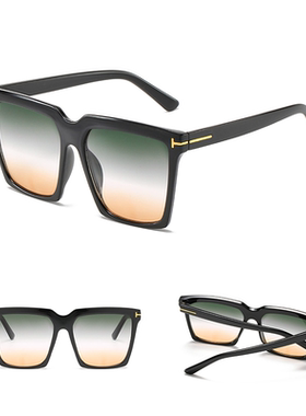 Square Sunglasses Women 2025 Vintage Brand Oversize TF Women