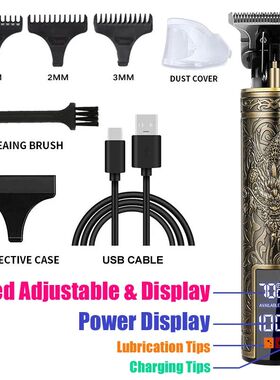 Hair Clipper Professional Hair Trimmer Beard Shaver Men Hair