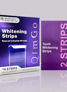 4Pcs Upgraded 2.0 Purple Teeth Whitening Strips, Professiona