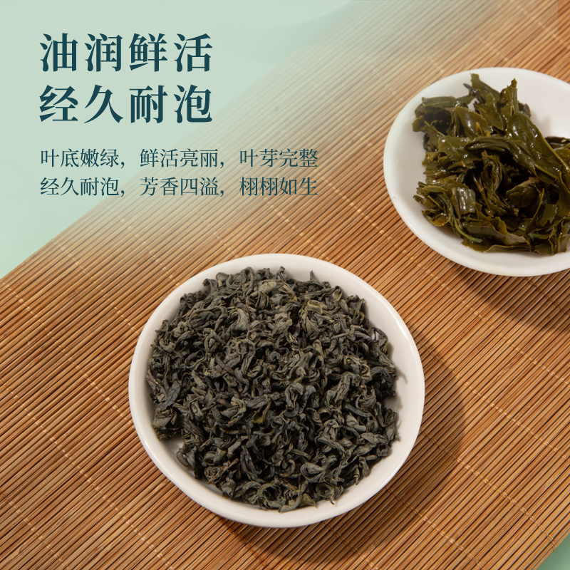 2024柏塘山茶明前清明茶广东十大名茶特级绿茶惠州博罗特产茶叶-图0