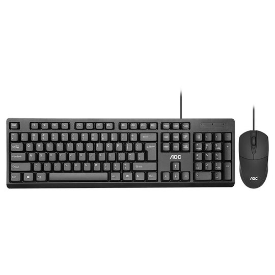AOC keyboard and mouse set wired office USB desktop