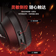 Lenovo联想头戴式耳机有线台式电脑笔记本电竞游戏专用耳麦带话筒