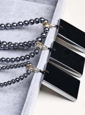 太赫兹多晶硅直角无事牌吊坠