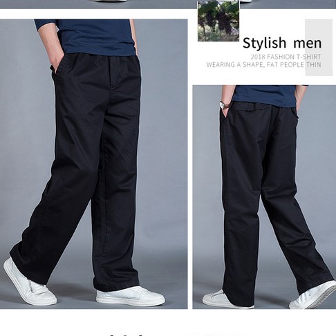 甘飞鹰秋冬薄厚高腰纯棉加肥运动裤 精选男装店休闲裤