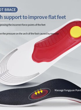 Men's 3D Premium Comfortable Orthotics Flat Foot Insole Arch