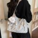 High-end shoulder bag, large-capacity commuter crossbody bag