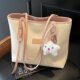 Large-capacity commuter versatile niche design tote bag