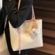 Large-capacity commuter versatile niche design tote bag