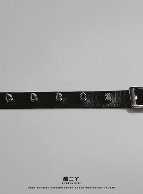 项链酷二丫暗黑铆钉ins街头潮流