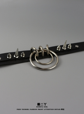 亚比摇滚朋克哥特项圈锁骨链脖环