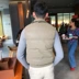 2019 mùa đông mới vest vest vest nam nam Hàn Quốc giản dị áo khoác cotton cotton áo khoác dày đầu máy ấm - Áo vest cotton khoác vest nữ Áo vest cotton