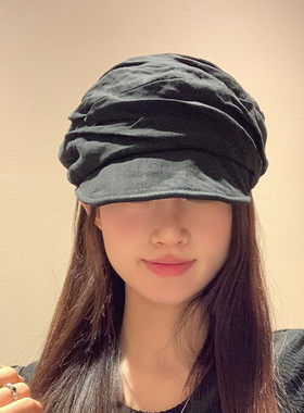 报童帽云朵帽女亚麻宽松版型秋季