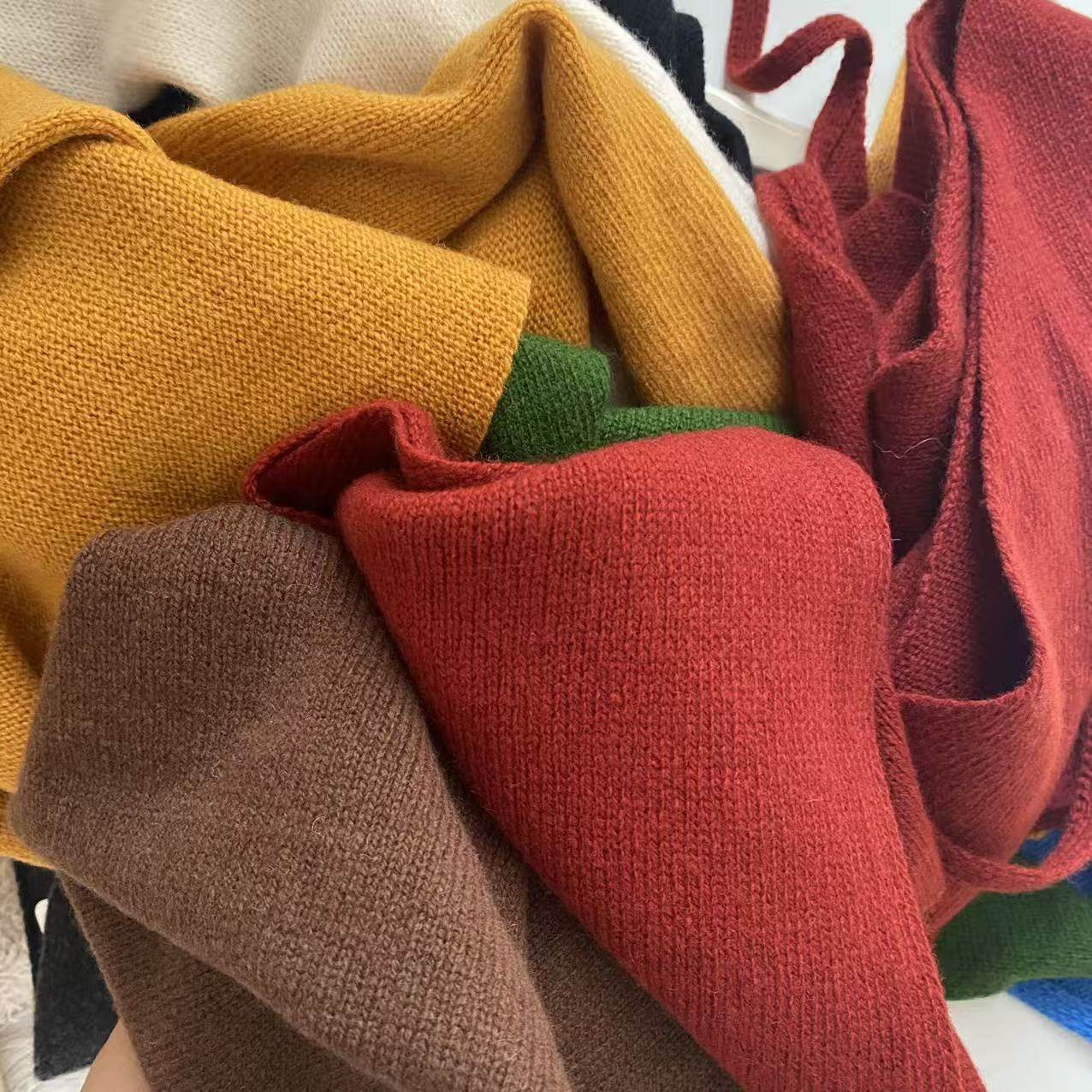 100%纯羊毛针织三角巾披肩女秋冬保暖护颈围脖多功能百搭小围巾潮,淘宝优惠券,粉丝福利购,淘宝优惠卷