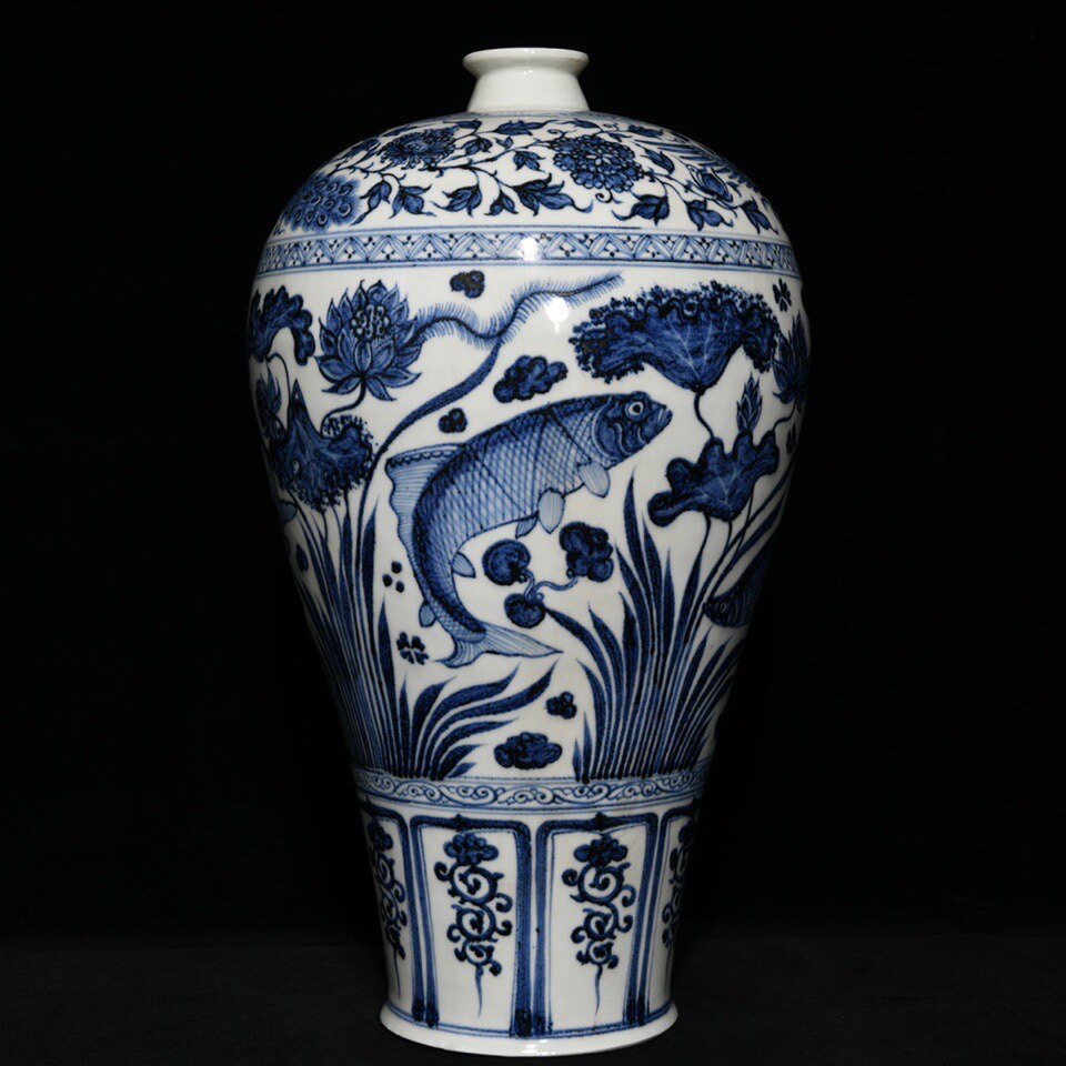 元青花鱼藻纹瓶- Top 50件元青花鱼藻纹瓶- 2023年8月更新- Taobao