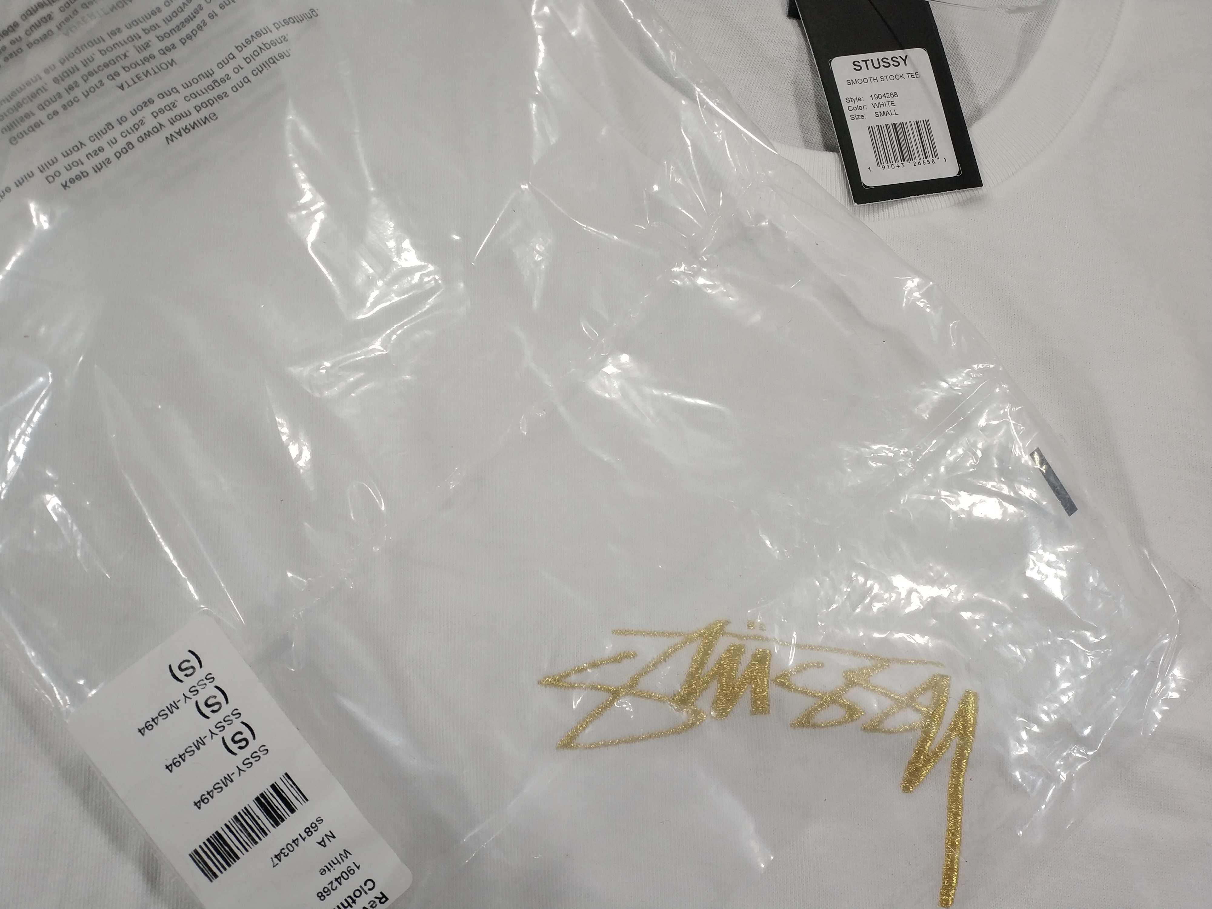 现货正品 Stussy Smooth Stock Tee 经典刺绣 短袖T恤