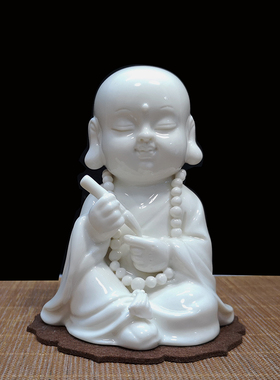 上釉亮光陶瓷中式风电视柜摆件