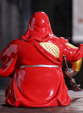 陶瓷新中式客厅玄关电视柜