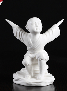 陶瓷新中式客厅书房玄关博古架