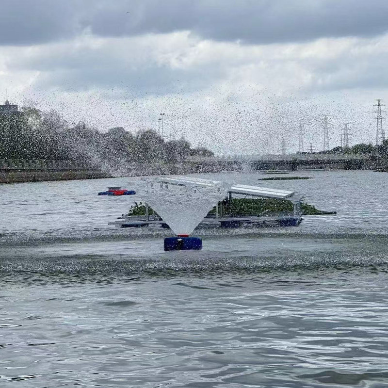 表面曝气机一体式曝气彩灯浮岛不锈钢喷泉式推流式太阳能河道增氧,淘宝优惠券,粉丝福利购,淘宝优惠卷
