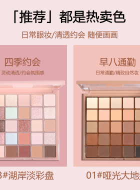 化妆师推荐全哑光大地色眼影盘