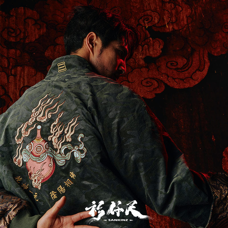 衫秋冬新款【福禄乾坤】中国风仟尺 衫仟尺唐装