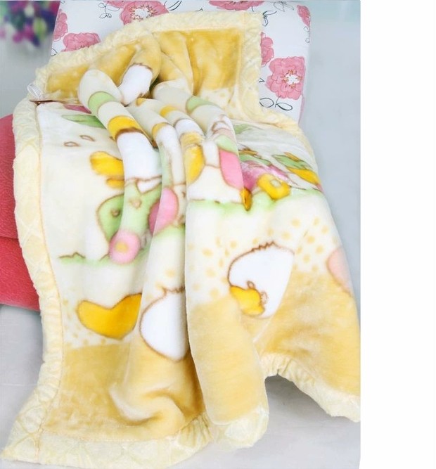 儿童婴儿小毛毯新生儿双层加厚宝宝拉舍尔绒幼儿园午睡膝盖毯秋冬,淘宝优惠券,粉丝福利购,淘宝优惠卷